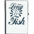 UDNAG Ruled Notebook Diary 'Fishing | live long & fish', [A5 80Pages 80GSM]