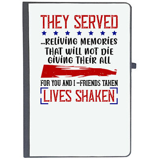                       UDNAG Ruled Notebook Diary 'Airforce | they served.... reliving memories', [A5 80Pages 80GSM]                                              