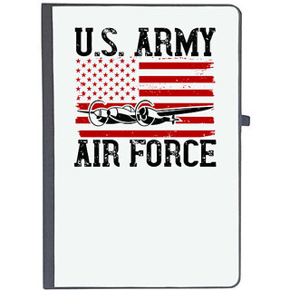                       UDNAG Ruled Notebook Diary 'Airforce | UA army air force', [A5 80Pages 80GSM]                                              
