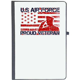                       UDNAG Ruled Notebook Diary 'Airforce | us air force proud veteran', [A5 80Pages 80GSM]                                              