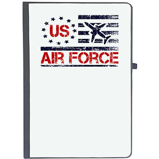                       UDNAG Ruled Notebook Diary 'Airforce | us air force', [A5 80Pages 80GSM]                                              