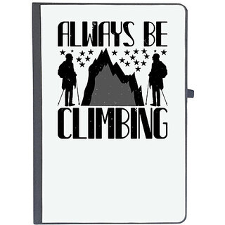                       UDNAG Ruled Notebook Diary 'Climbing | Always Be Climbing', [A5 80Pages 80GSM]                                              