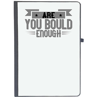                       UDNAG Ruled Notebook Diary 'Climbing | Are You Bould Enough', [A5 80Pages 80GSM]                                              