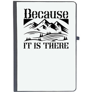                       UDNAG Ruled Notebook Diary 'Climbing | Because it is there', [A5 80Pages 80GSM]                                              