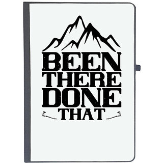                       UDNAG Ruled Notebook Diary 'Climbing | Been there, done that', [A5 80Pages 80GSM]                                              