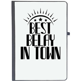                       UDNAG Ruled Notebook Diary 'Climbing | Best belay in town', [A5 80Pages 80GSM]                                              