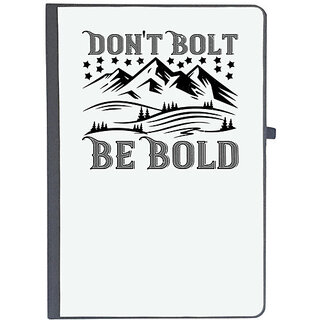                       UDNAG Ruled Notebook Diary 'Climbing | Don't Bolt Be Bold', [A5 80Pages 80GSM]                                              