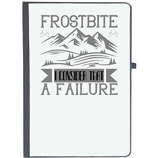                       UDNAG Ruled Notebook Diary 'Climbing | Frostbite I consider that a failure', [A5 80Pages 80GSM]                                              