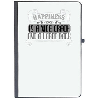                       UDNAG Ruled Notebook Diary 'Climbing | Happiness is a nice crack and a large rack', [A5 80Pages 80GSM]                                              