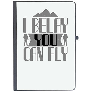                       UDNAG Ruled Notebook Diary 'Climbing | I belay you can fly', [A5 80Pages 80GSM]                                              
