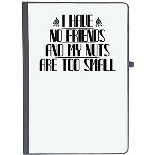                       UDNAG Ruled Notebook Diary 'Climbing | I have no friends and my nuts are too small', [A5 80Pages 80GSM]                                              