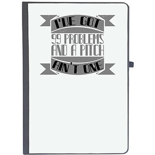                       UDNAG Ruled Notebook Diary 'Climbing | I've got 99 problems and a pitch ain't one', [A5 80Pages 80GSM]                                              