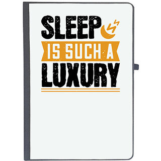                       UDNAG Ruled Notebook Diary 'Sleeping | Sleep is such a luxury', [A5 80Pages 80GSM]                                              