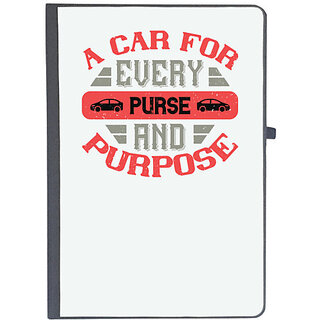                       UDNAG Ruled Notebook Diary 'Car | A car for every purse and purpose', [A5 80Pages 80GSM]                                              