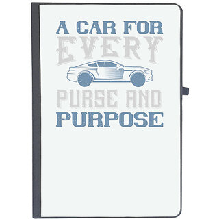                       UDNAG Ruled Notebook Diary 'Car | A car for every purse and purposee', [A5 80Pages 80GSM]                                              