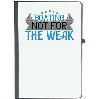                       UDNAG Ruled Notebook Diary 'Boating | Boating  not for the weak', [A5 80Pages 80GSM]                                              