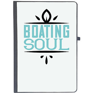                       UDNAG Ruled Notebook Diary 'Boating | Boating soul', [A5 80Pages 80GSM]                                              