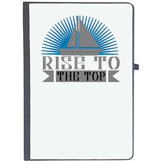                       UDNAG Ruled Notebook Diary 'Boating | Rise to the top', [A5 80Pages 80GSM]                                              