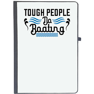                       UDNAG Ruled Notebook Diary 'Boating | Tough people do Boating', [A5 80Pages 80GSM]                                              