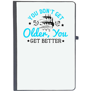                       UDNAG Ruled Notebook Diary 'Birthday | 0 You don't get older, you get better', [A5 80Pages 80GSM]                                              