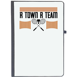                       UDNAG Ruled Notebook Diary 'Badminton | R Town R Team', [A5 80Pages 80GSM]                                              