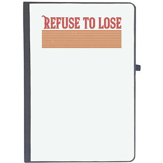                       UDNAG Ruled Notebook Diary 'Badminton | Refuse to lose', [A5 80Pages 80GSM]                                              