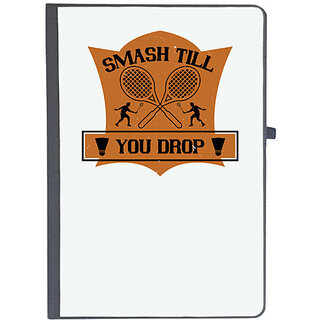                       UDNAG Ruled Notebook Diary 'Badminton | SMASH till you drop', [A5 80Pages 80GSM]                                              