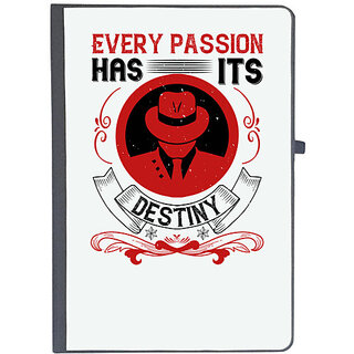                       UDNAG Ruled Notebook Diary 'Team Coach | Every passion has its destiny', [A5 80Pages 80GSM]                                              
