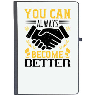                       UDNAG Ruled Notebook Diary 'Team Coach | You can always become better', [A5 80Pages 80GSM]                                              