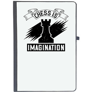                       UDNAG Ruled Notebook Diary 'Chess | Chess is imagination', [A5 80Pages 80GSM]                                              