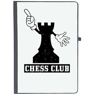                       UDNAG Ruled Notebook Diary 'Chess | CHESS CLUB', [A5 80Pages 80GSM]                                              