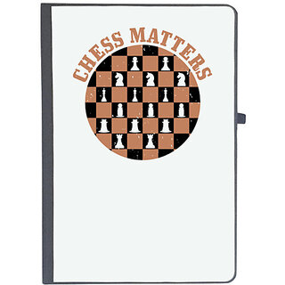                       UDNAG Ruled Notebook Diary 'Chess | CHESS MATTERS', [A5 80Pages 80GSM]                                              