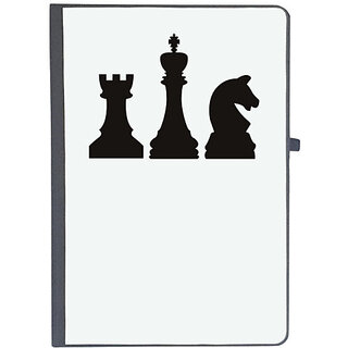                       UDNAG Ruled Notebook Diary 'Chess | Chess pieces 4', [A5 80Pages 80GSM]                                              