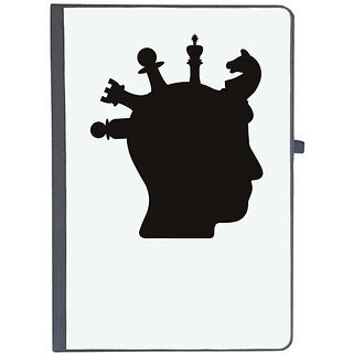                       UDNAG Ruled Notebook Diary 'Chess | Chess pieces 9', [A5 80Pages 80GSM]                                              