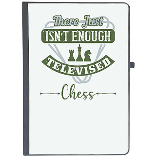                       UDNAG Ruled Notebook Diary 'Chess | There just isnt enough televised Chess', [A5 80Pages 80GSM]                                              