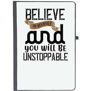                       UDNAG Ruled Notebook Diary 'Cooking | believe in yourself', [A5 80Pages 80GSM]                                              