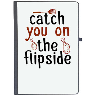                       UDNAG Ruled Notebook Diary 'Cooking | catch you on the flipside', [A5 80Pages 80GSM]                                              