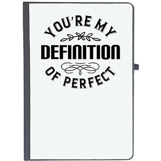                       UDNAG Ruled Notebook Diary 'Couple | Youre my definition of perfect', [A5 80Pages 80GSM]                                              
