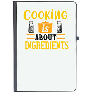                       UDNAG Ruled Notebook Diary 'Cooking | cooking about ingredients', [A5 80Pages 80GSM]                                              