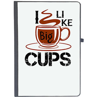                       UDNAG Ruled Notebook Diary 'Cooking | i like big cup', [A5 80Pages 80GSM]                                              