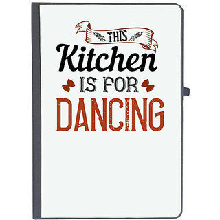                       UDNAG Ruled Notebook Diary 'Cooking | This kitchen is for dancing', [A5 80Pages 80GSM]                                              