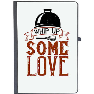                       UDNAG Ruled Notebook Diary 'Cooking | whip up some love', [A5 80Pages 80GSM]                                              