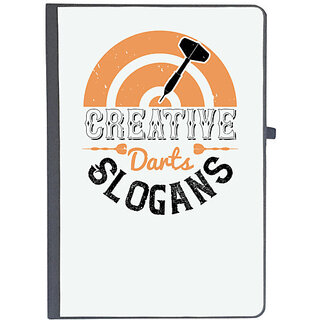                       UDNAG Ruled Notebook Diary 'Dart | Creative Darts', [A5 80Pages 80GSM]                                              