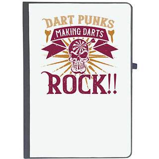                       UDNAG Ruled Notebook Diary 'Dart | Dart punks making darts rock!!', [A5 80Pages 80GSM]                                              