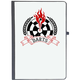                       UDNAG Ruled Notebook Diary 'Dart | Darts', [A5 80Pages 80GSM]                                              