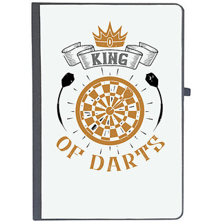                       UDNAG Ruled Notebook Diary 'Dart | King of darts', [A5 80Pages 80GSM]                                              