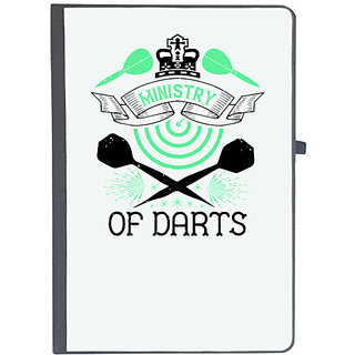                       UDNAG Ruled Notebook Diary 'Dart | Ministry of darts', [A5 80Pages 80GSM]                                              