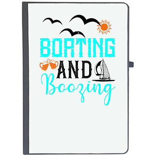                       UDNAG Ruled Notebook Diary 'Girls trip | boating and boozing', [A5 80Pages 80GSM]                                              
