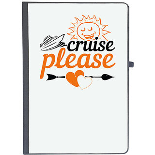                       UDNAG Ruled Notebook Diary 'Girls trip | cruise please', [A5 80Pages 80GSM]                                              