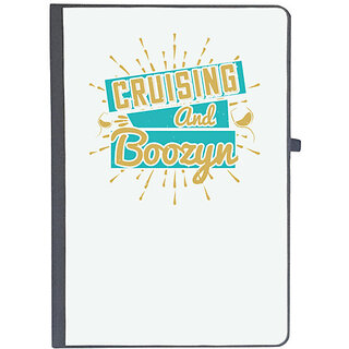                       UDNAG Ruled Notebook Diary 'Girls trip | cruising and boozyn', [A5 80Pages 80GSM]                                              